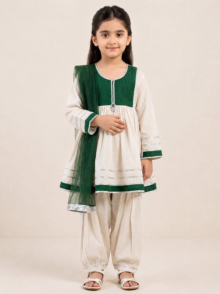 Sohni Dharti | Premium 3 Piece Lawn Suit