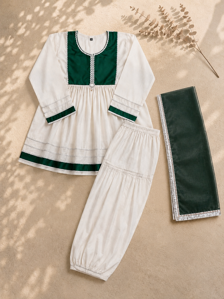 Sohni Dharti | Premium 3 Piece Lawn Suit