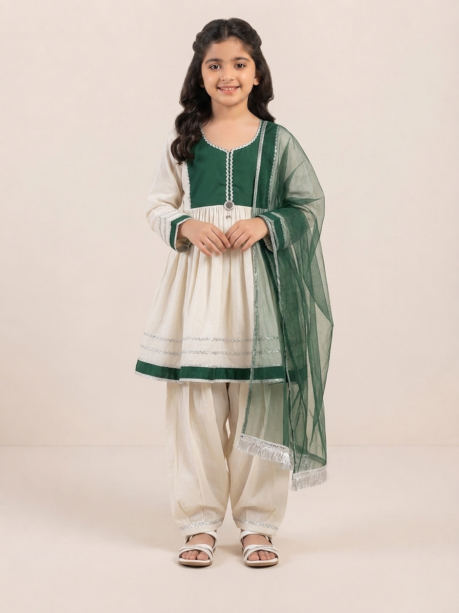 Sohni Dharti | Premium 3 Piece Lawn Suit