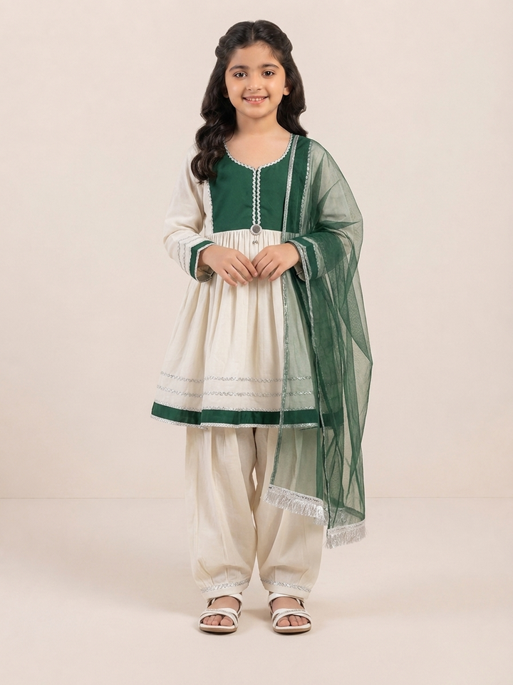 Sohni Dharti | Premium 3 Piece Lawn Suit